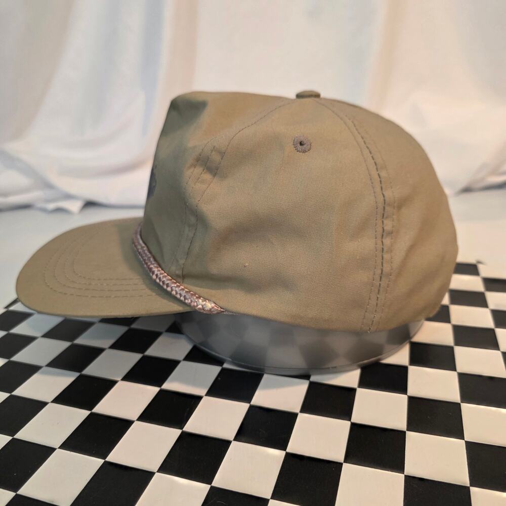 Vintage Sportcap Santa Anita The Great Race Place Rope Hat Khaki OSFA - Picture 3 of 7